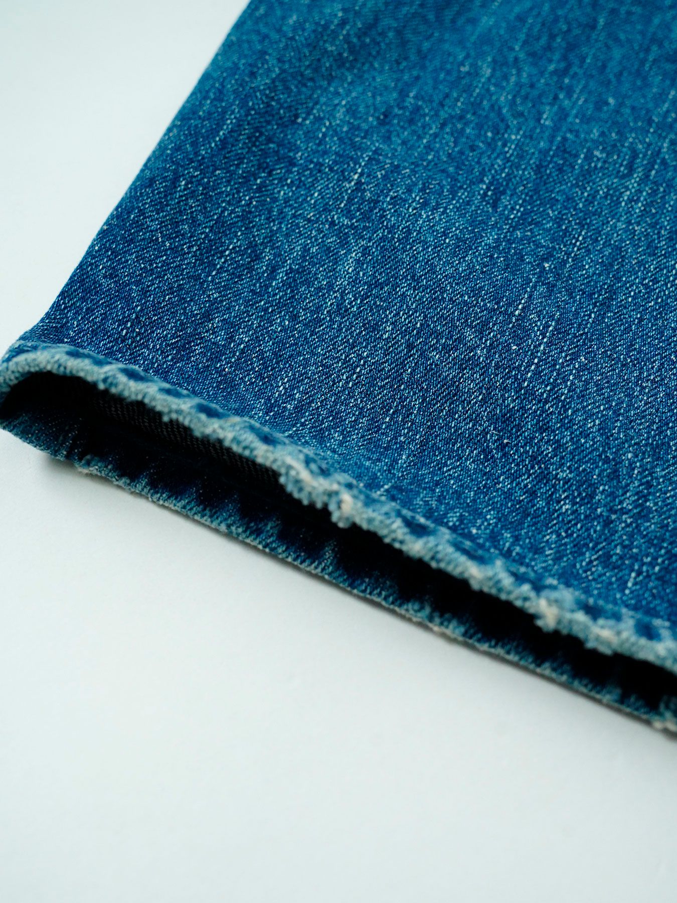【予約品 11月9日(月) 締切】TRADITIONALDENIM Used / トラディショナルデニム ユーズド加工 / 濃色 インディゴ×ネイビーステッチ