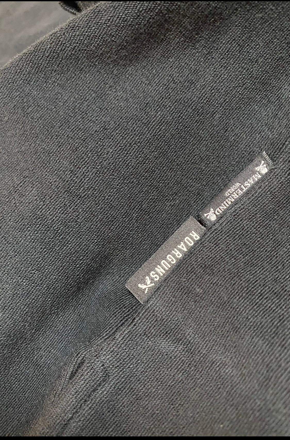 限定ORGANIC PILE SWEAT METALスカルガン黒×白roarguns×MASTERMIND WORLD】