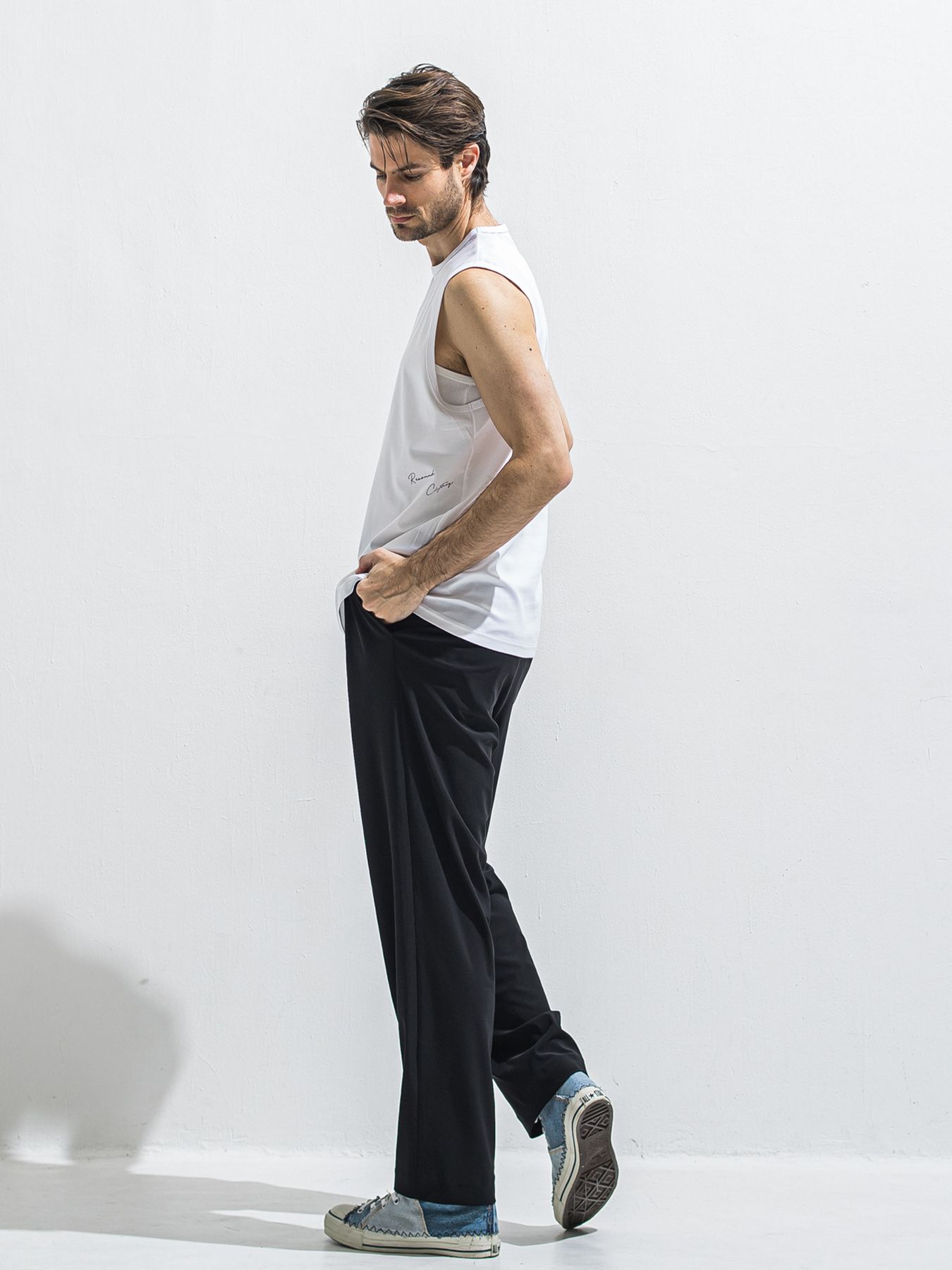 【予約品 2月15日(日) 18:00 締切】BEN PANTS / ワイドルーズパンツ / ブラック