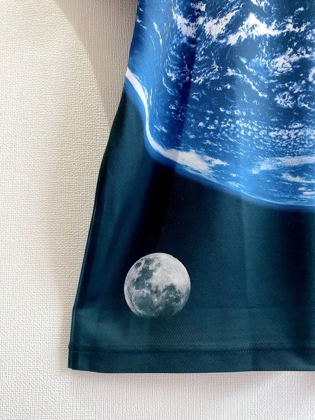 《予約・受注品》 EARTH アース（地球）ドライTシャツ 【tenbo】 納期1~2週間大人S~XL キッズ120～160 サイズ