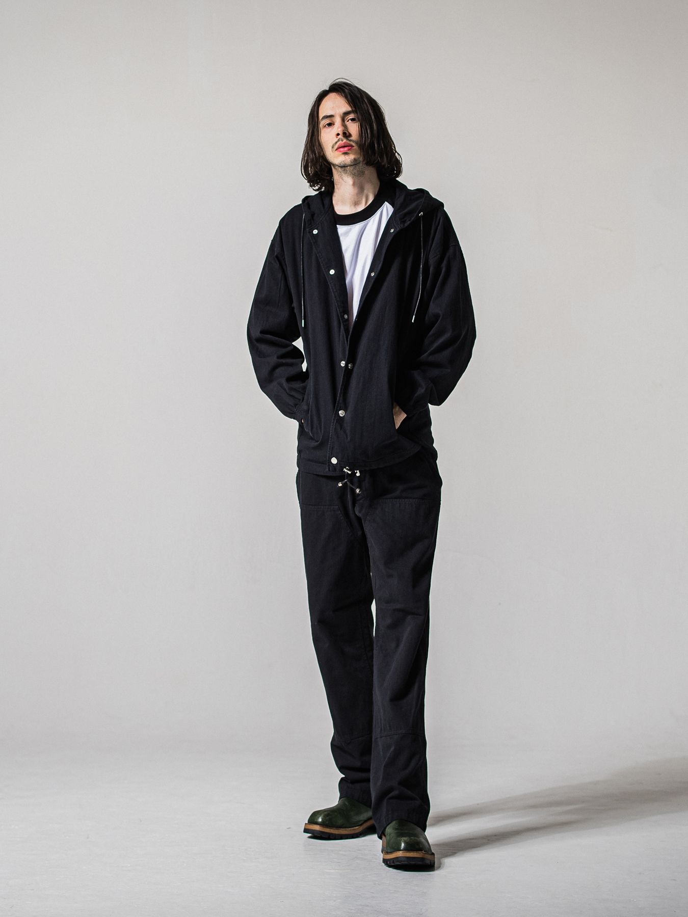 【予約品 11月16日(日) 締切】DOUBLE KNEE PT / ダブルニーワークパンツ / ブラック