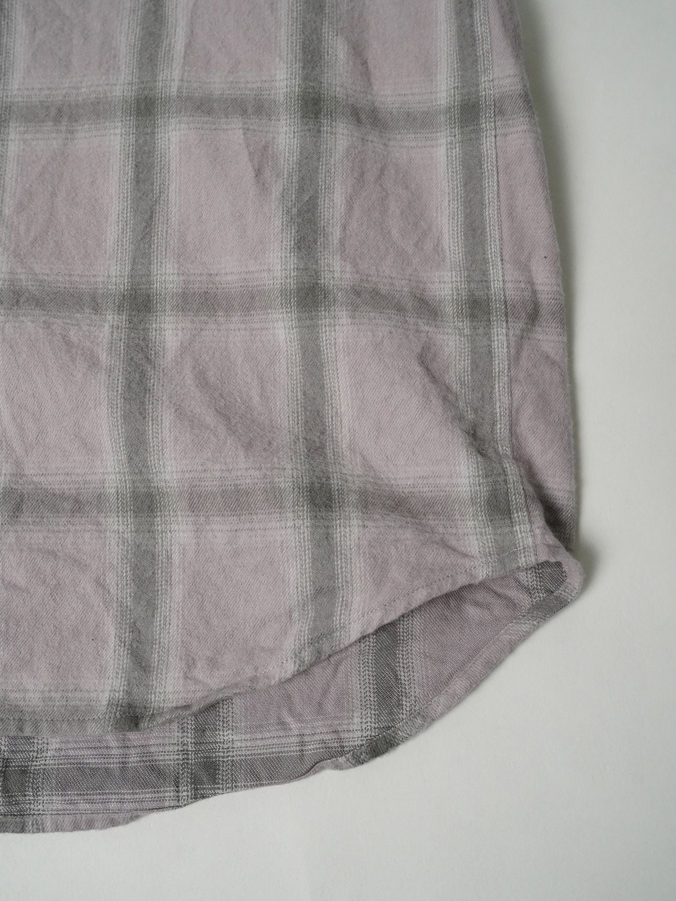【予約品 7月5日(日) 締切】HAZE FLANNELSHIRTS / フランネルチェックシャツ / ピンク