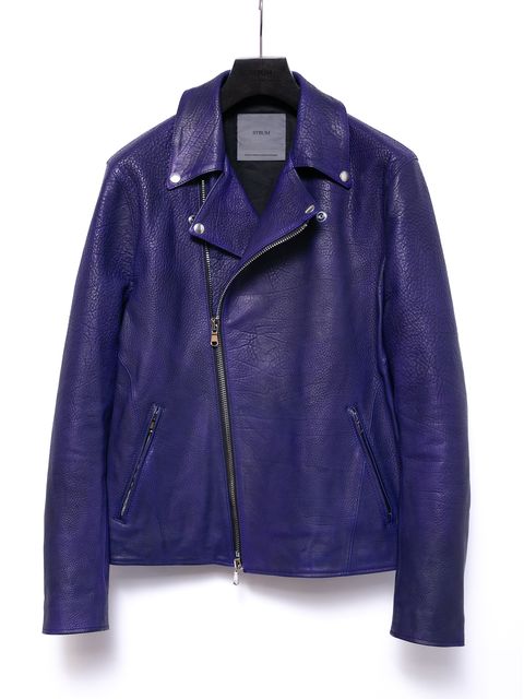 【予約品 4月6日(月) 締切】Full Vegetable Tanned Italian Double Shoulder Steer Hide Garment Burning Dyed Double Riders / イタリアン ダブルショルダー 燃焼製品染めダブルライダース / TRIGGER