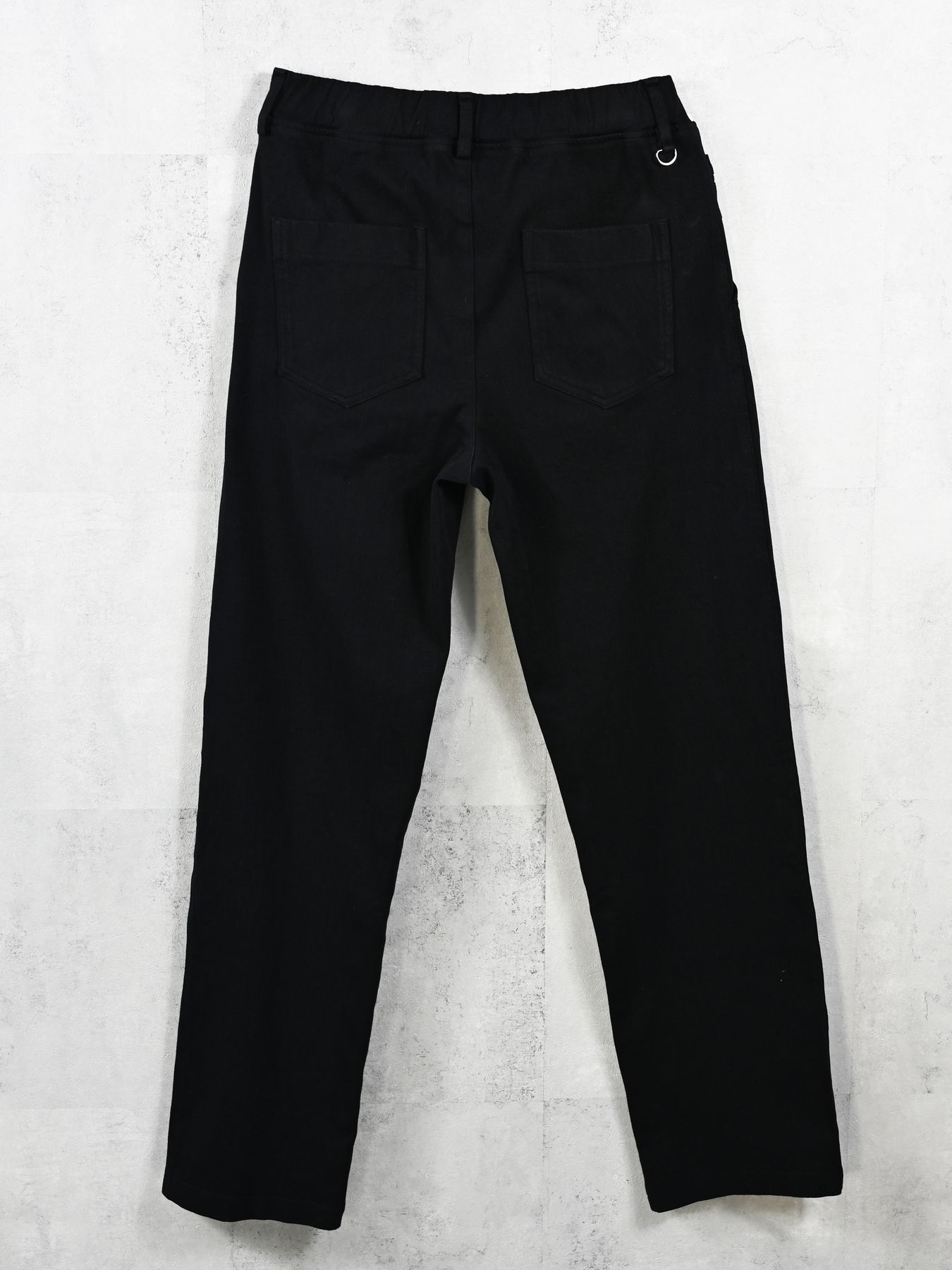 【予約品 】DENIM JERSEY WIDE PT / デニムジャージワイドパンツ / ブラック