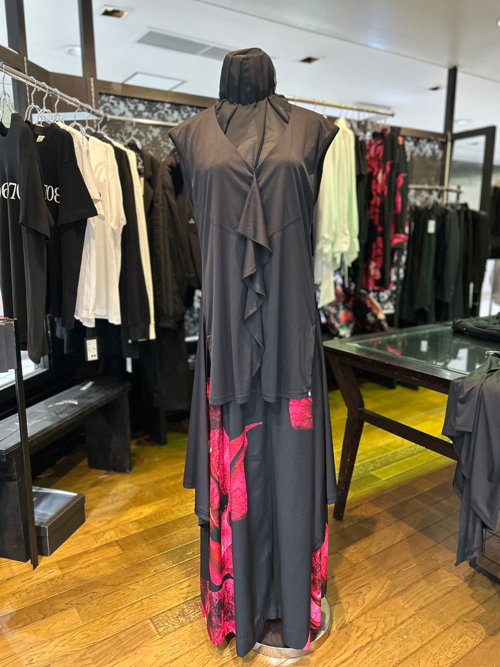【予約品 10月26日(日) 締切】Drape Skirt / ドレープスカート / ブーゲンビリア