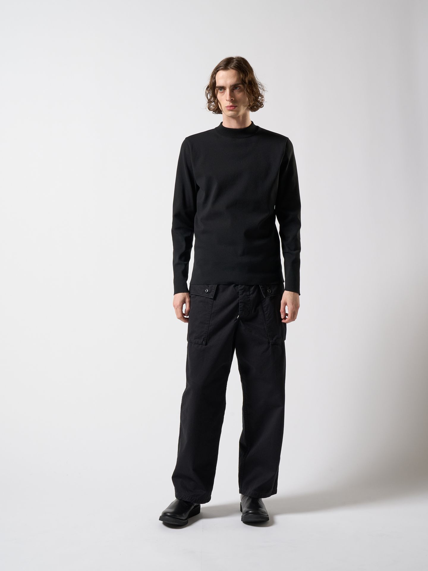 wjk - 【予約品】 ct surf mock L/S / モックネックTシャツ
