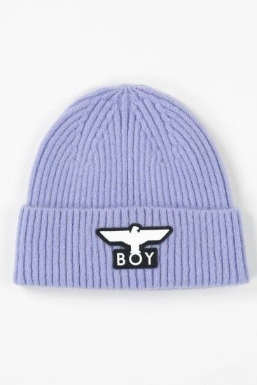BOY EAGLE BEANIE / PURPLE 【BOY LONDON】