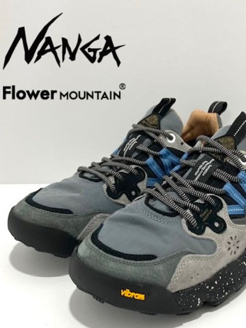 【限定コラボ】Flower MOUNTAIN×NANGA YAMANO3 / スニーカー / ウルフグレー