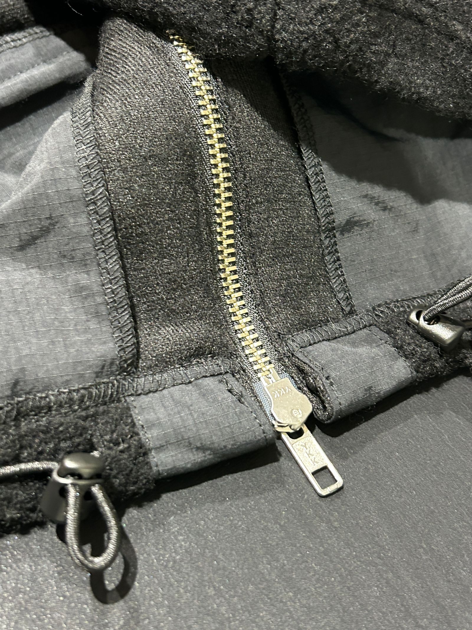 BOALITE / ウール ジップアップ ブルゾン / ブラック