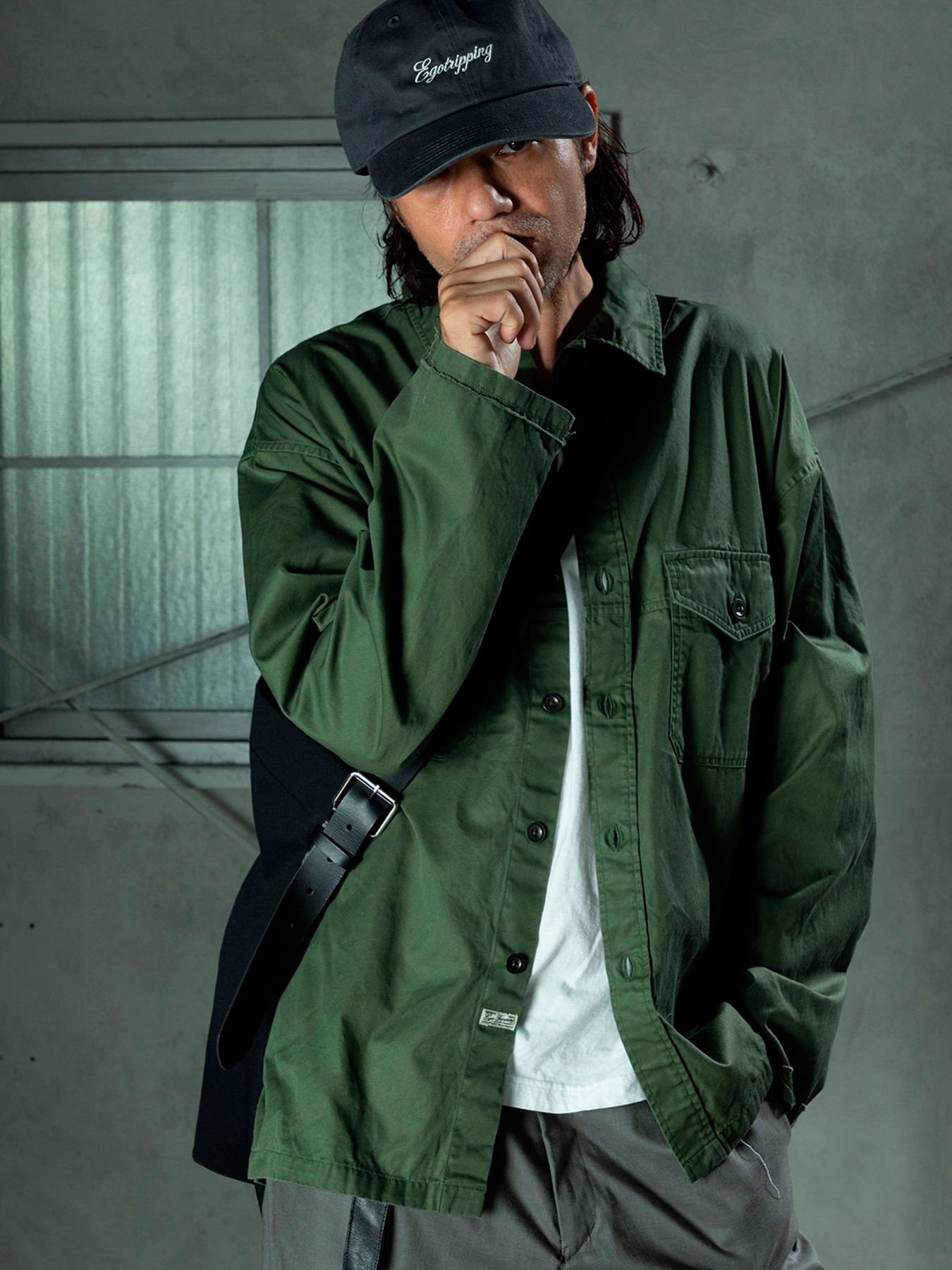 【予約品 11月9日(月) 締切】MILITARYSHIRT Armytwill / アーミーツイルミリタリーシャツ / オリーブドラブ