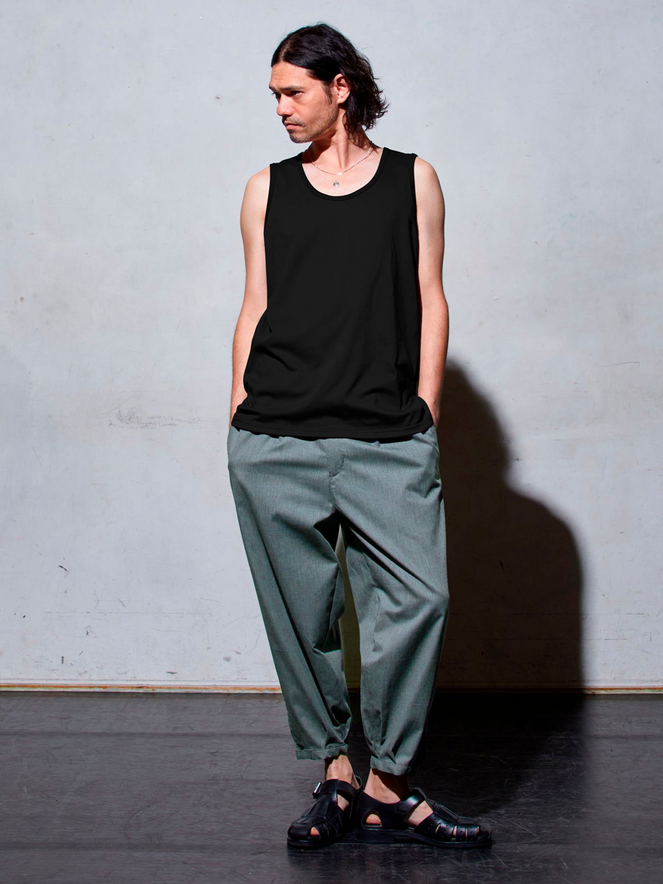 【予約品 11月9日(月) 締切】SMOOTH TANK / スムースタンクトップ / ブラック