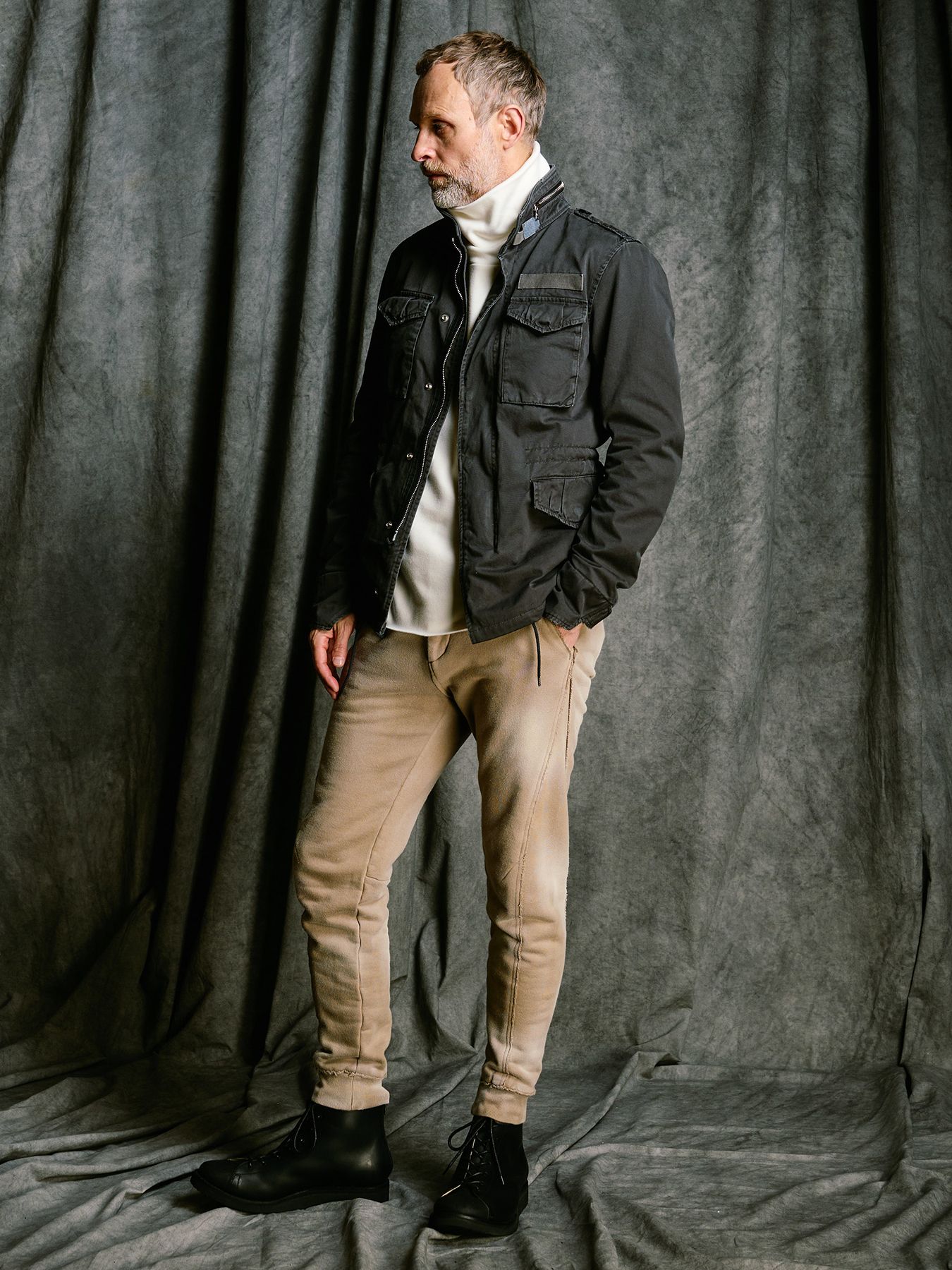 【予約品 4月19日(日) 18時締切】modern lineman boots / カウレザー モダン ラインマンブーツ / ブラック