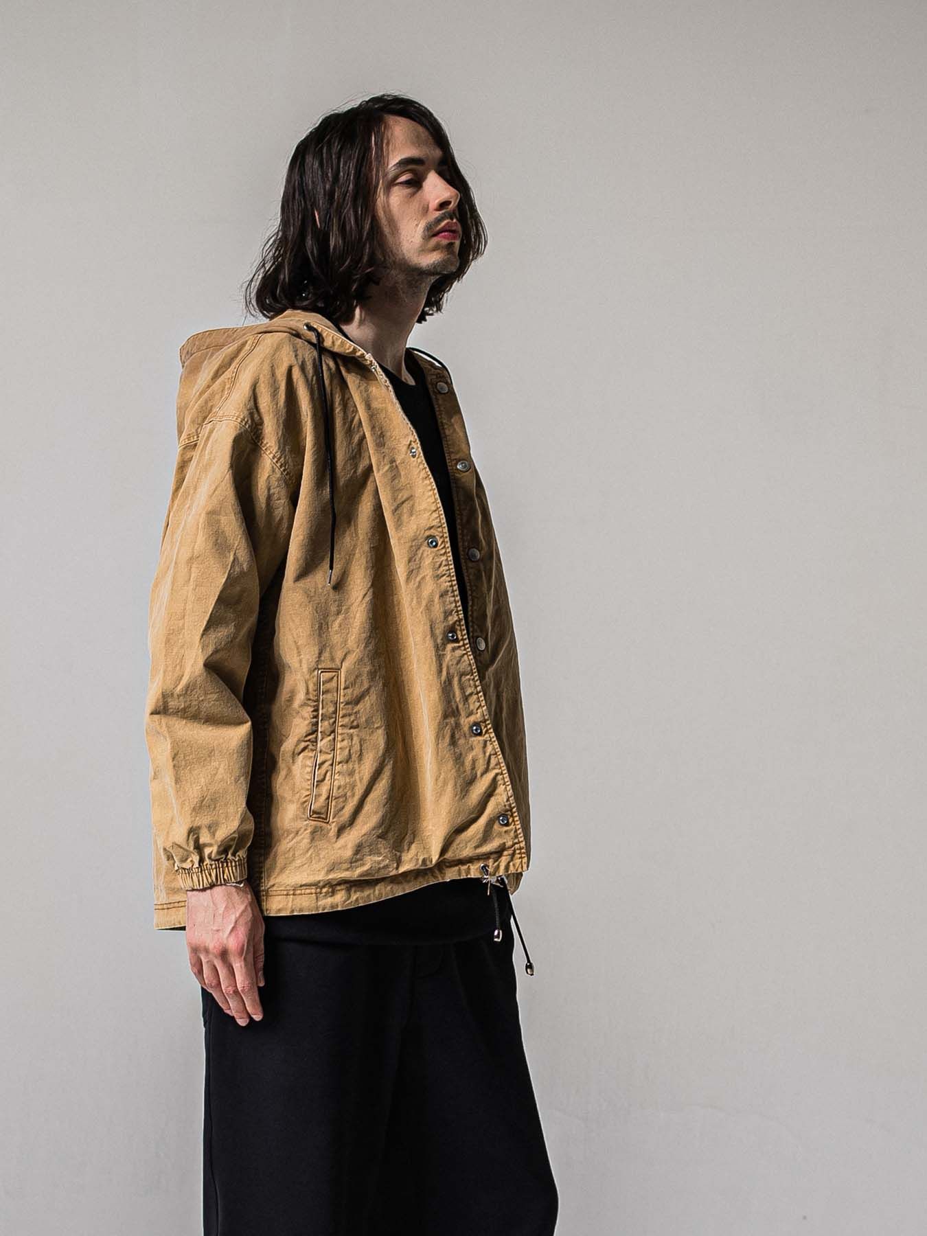 【予約品 11月16日(日) 締切】COACH HOODIE / コーチジャケットパーカー / ブラウン