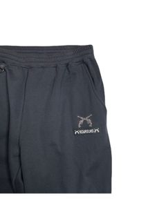 【予約品 8月10日(日) 締切 】LOGO WAPPPEN PT CRY / ロゴワッペン スウェットパンツ / クリスタル ブラック