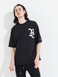 【予約品 】RC OVER TEE /  RCロゴ オーバーサイズTシャツ / ブラック×ホワイト