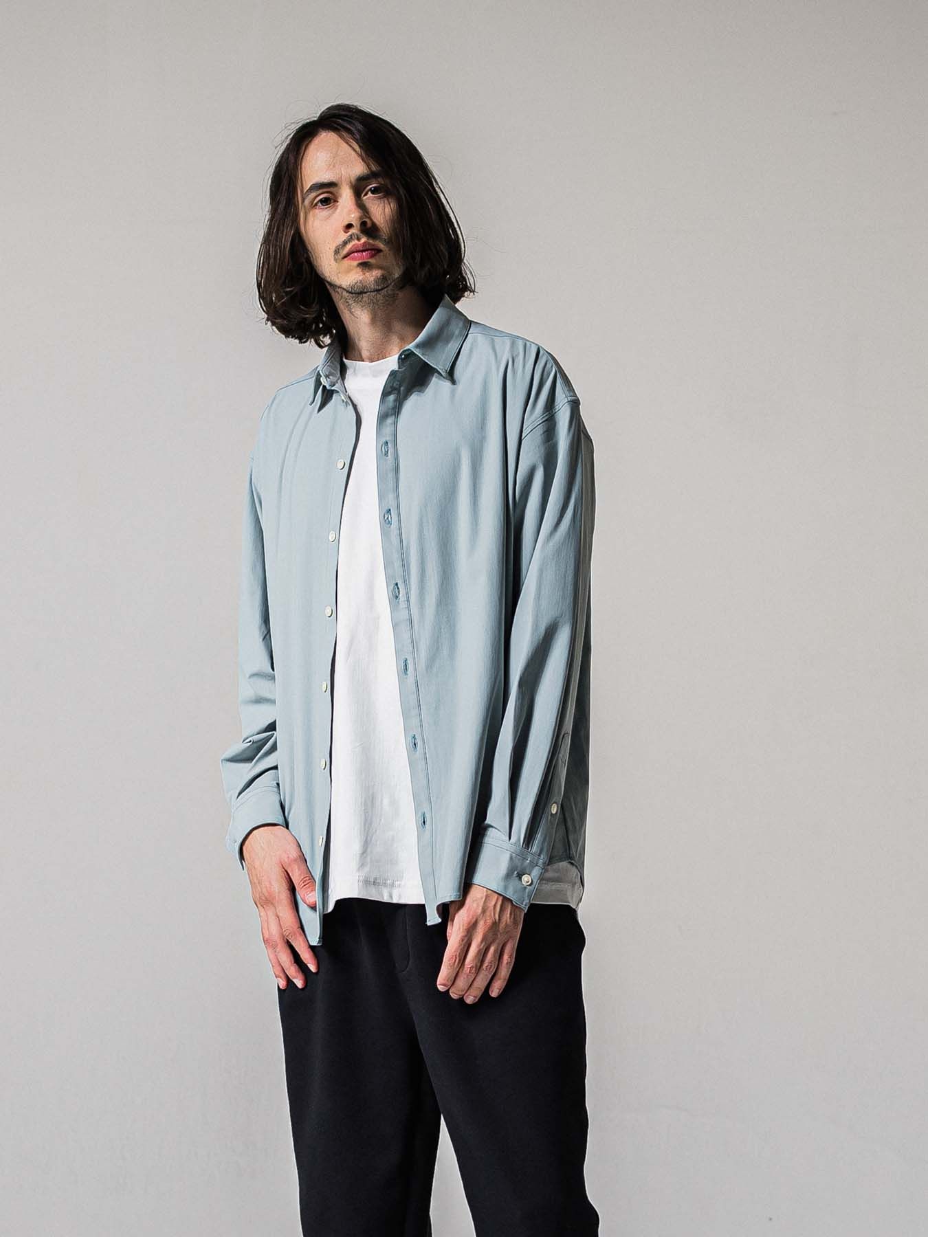 【予約品 11月16日(日) 締切】NYLON JACK SHIRTS / ナイロン ジャックシャツ / アクア