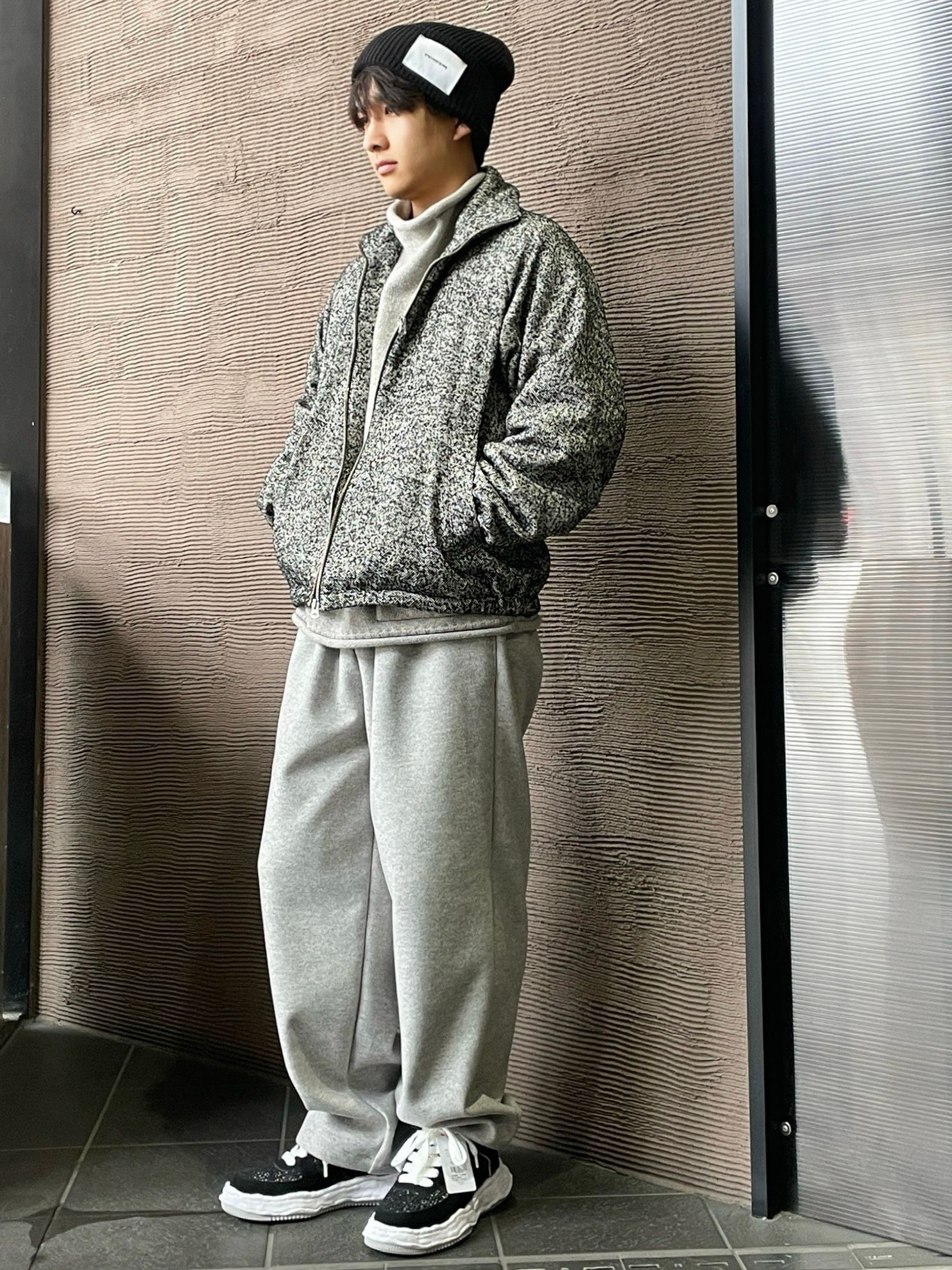 ニットキャップ BLACK【 backside club 】バックサイドクラブ