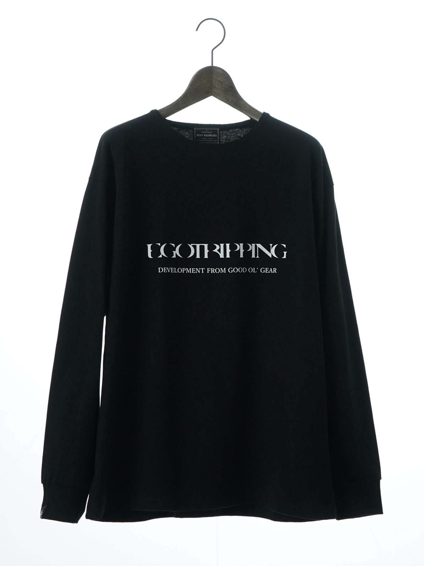 【予約品 10月26日(日) 締切】PRINTTEE-A long / ロゴプリントカットソー / BLACK