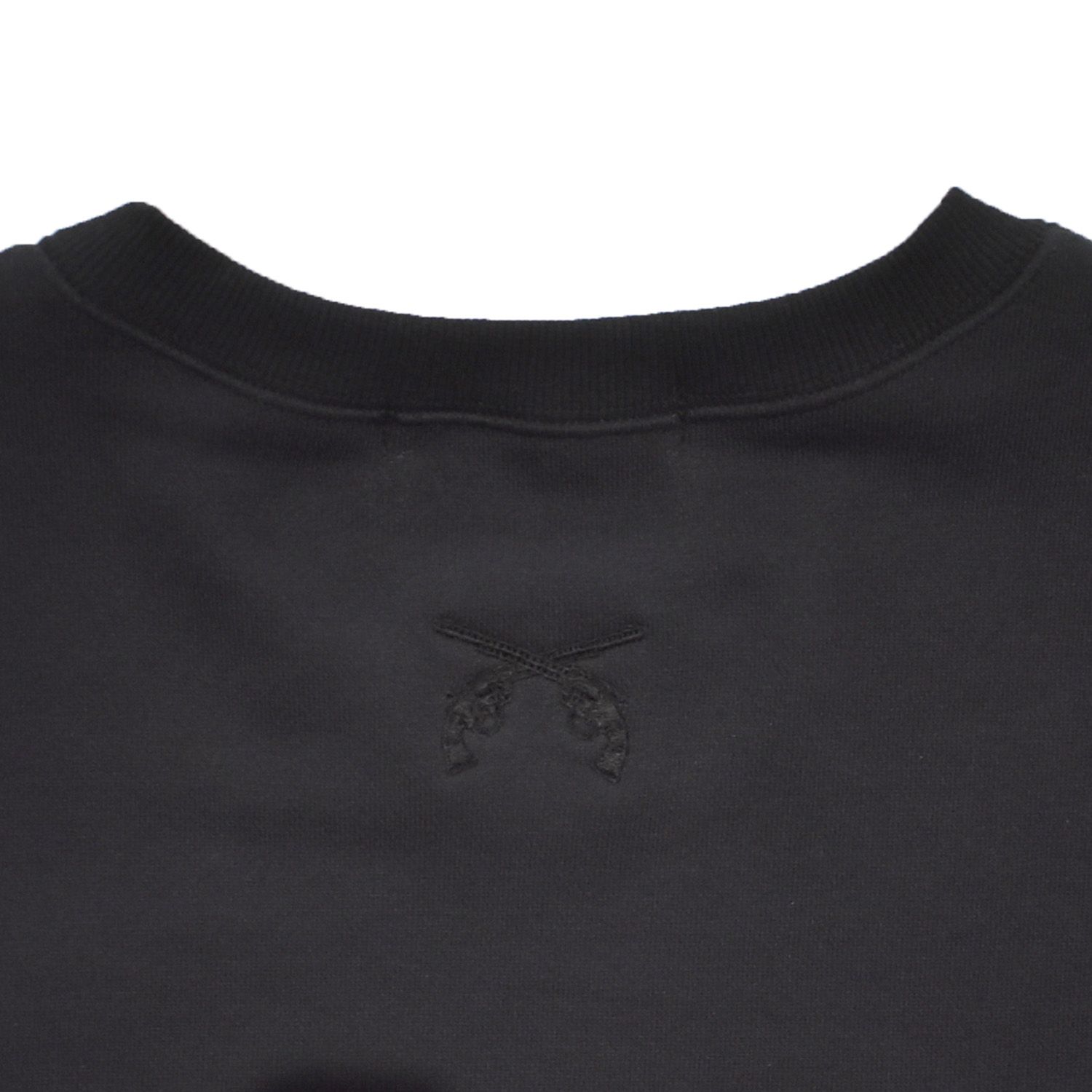 《予約品3月27日 23時55分締め》 SLIT CREWNECK  / スウェット / ブラック  【roarguns 】8月中入荷予定