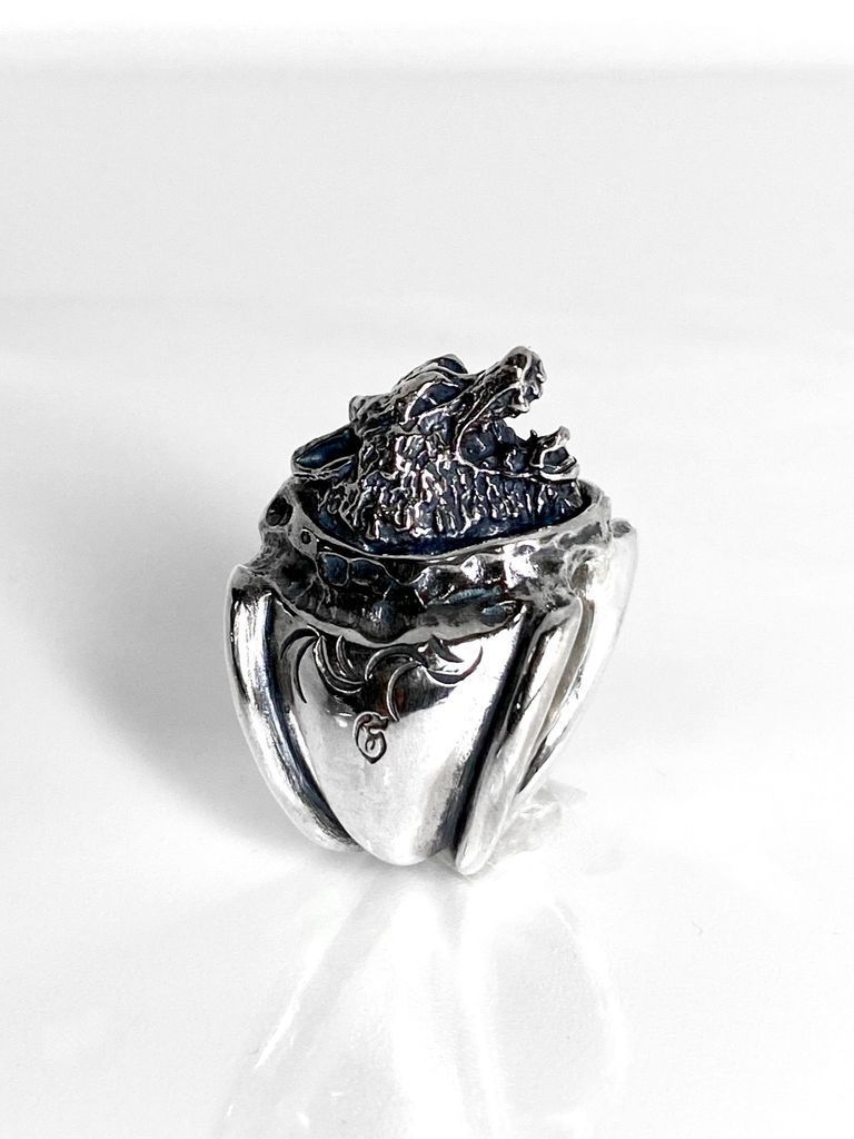 GODSIZE - 《受注生産》 WOLF RING リング 【注文から3～4週間後
