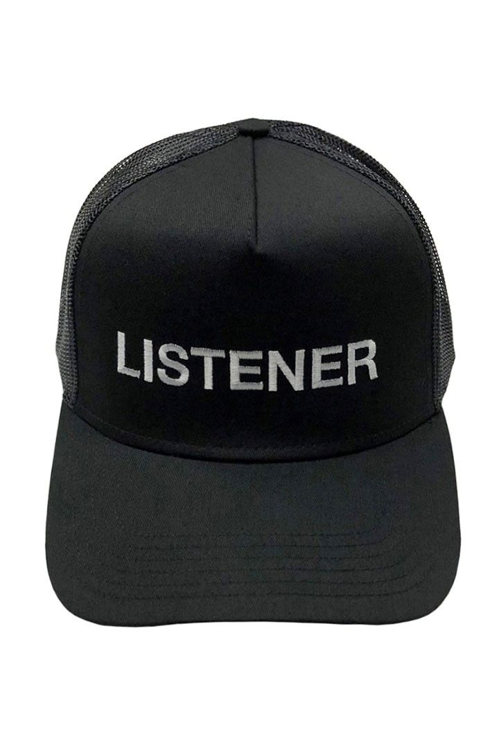 GRAPHIC MESH CAP -LISTENER-メッシュキャップ / BLACK 【MOON AGE DEVILMENT】