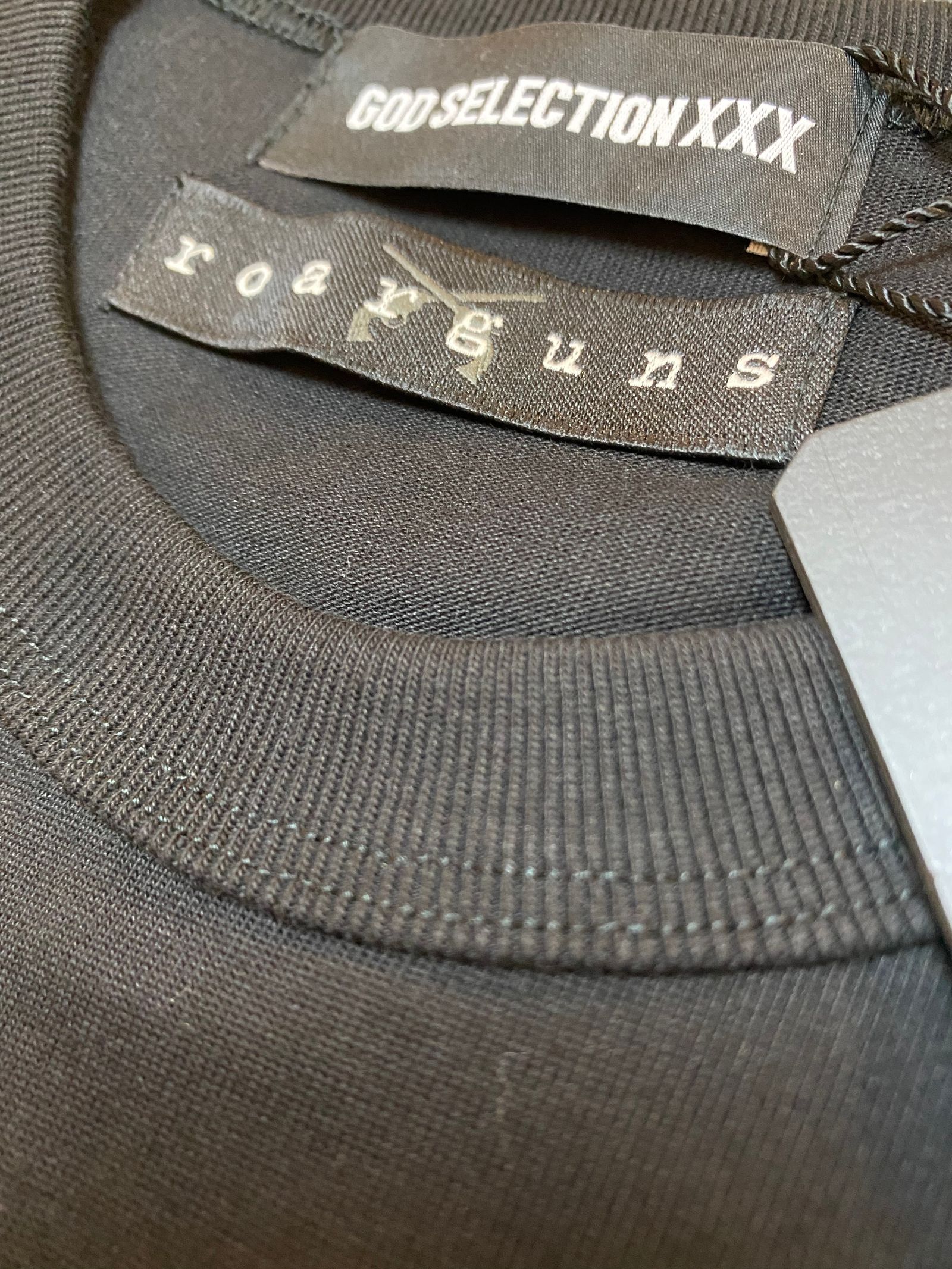 Wネームroarguns x godselection xxx 23SS Tシャツ / BLACK 【roarguns】