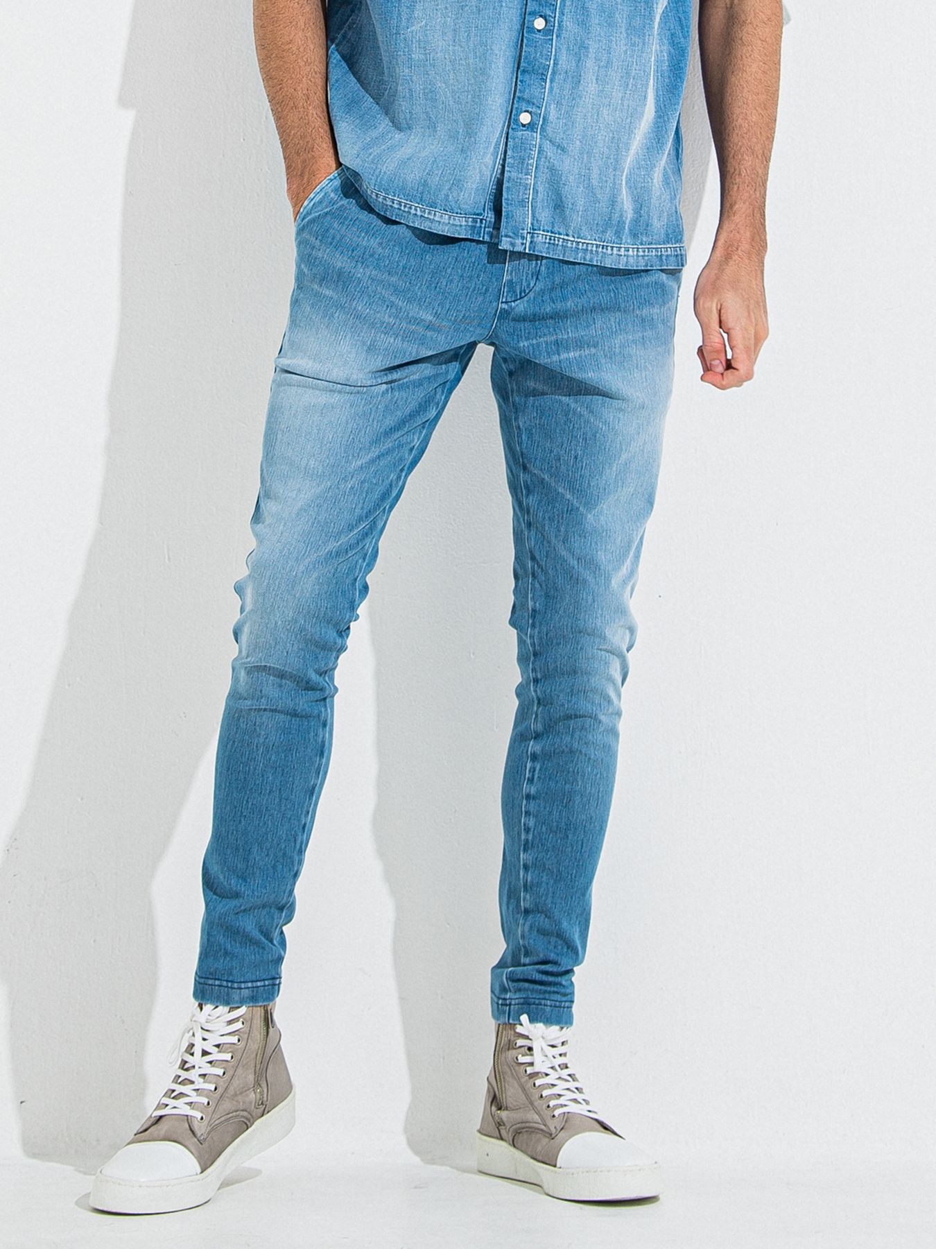 【予約品 】DENIM JERSEY CHRIS EASY TUCK PT / デニムジャージクリスイージータックパンツ / ライトインディゴ