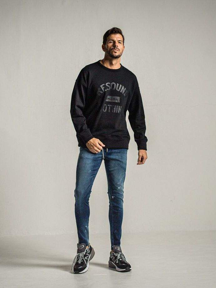 《予約9月1日18時締め》 EX denim jersey  BLINDLINE   PT  / ラインパンツ / ディンドブルー