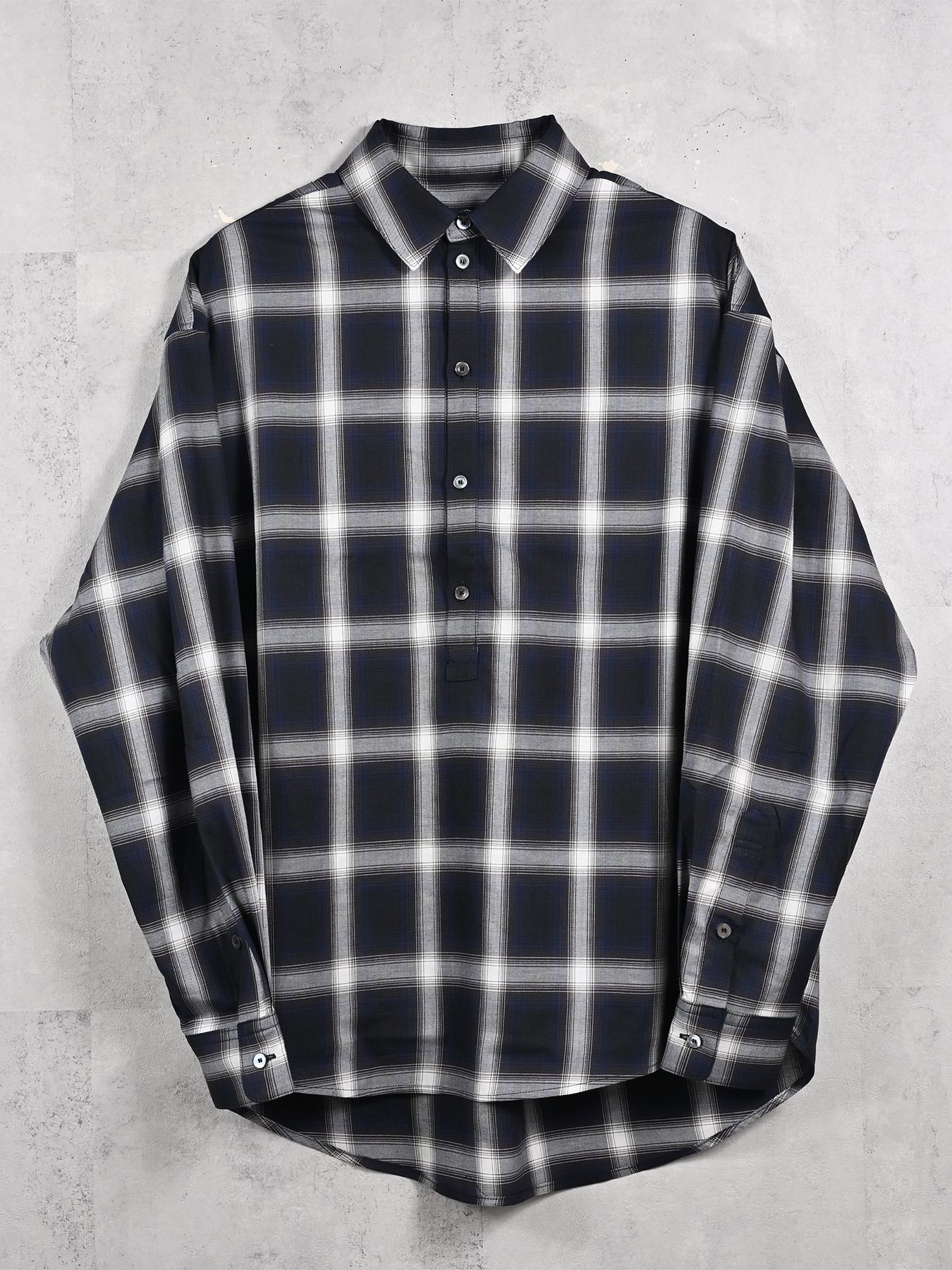 【予約品 11月16日(日) 締切】PULL JACK SHIRTS / プルオーバー ジャックシャツ / ネイビー