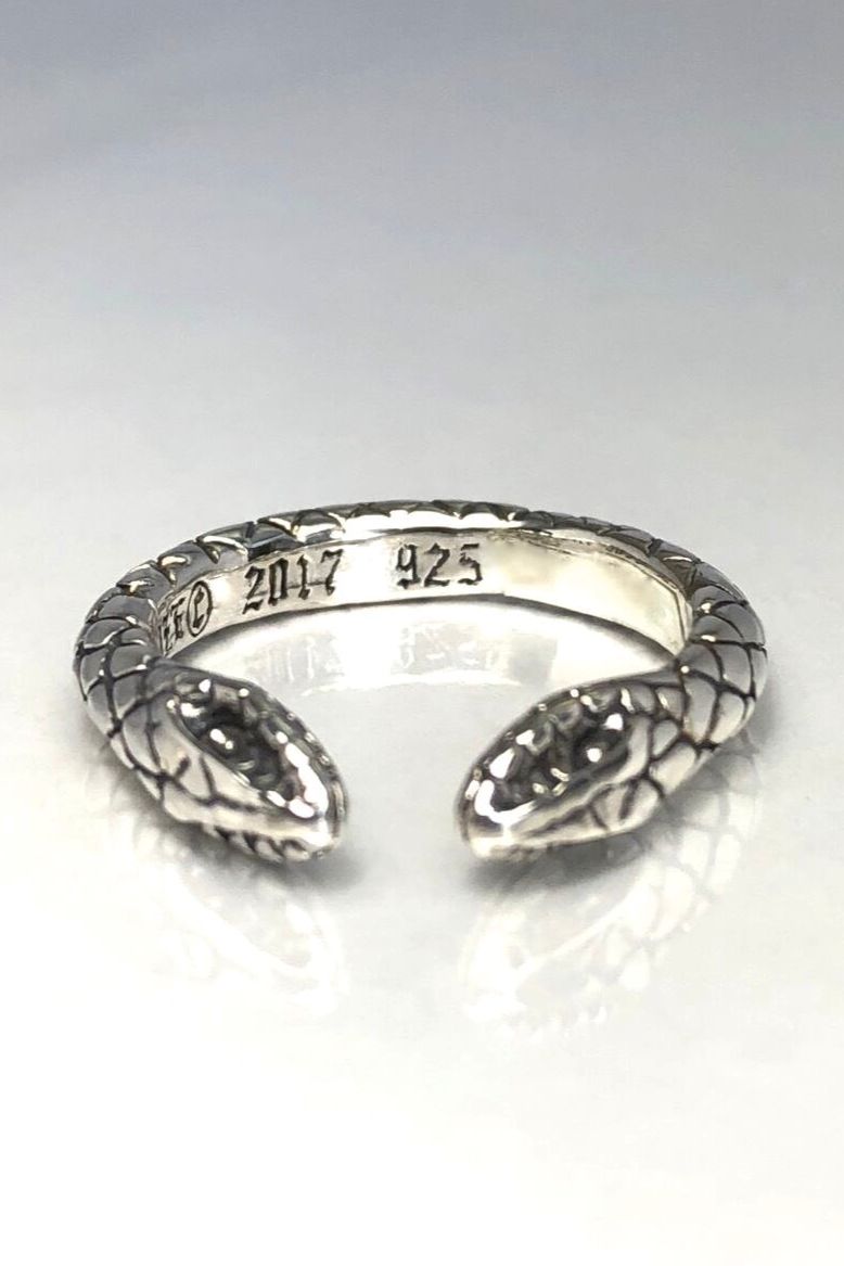 《受注生産》 TWO HEADED SNAKE RING / リング 【注文から2-3週間後入荷予定】