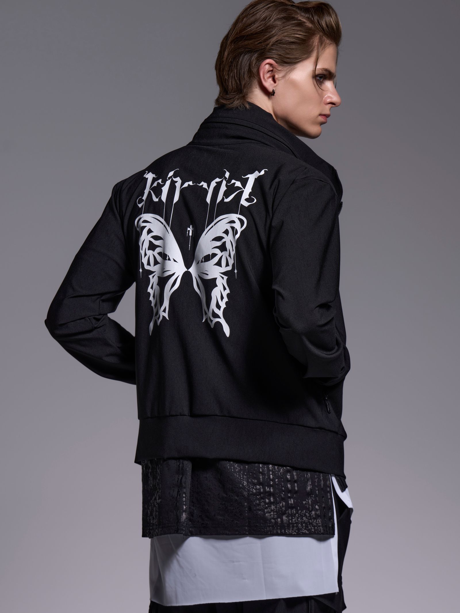 【予約品 1月4日(日) 締切】Layered-T / ドレイヤードTシャツ / ブラック