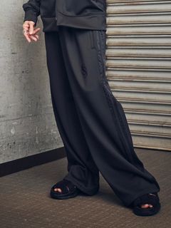 【予約品 10月26日(月) 締切】Line Pants / ラインパンツ / ブラック×ブラック
