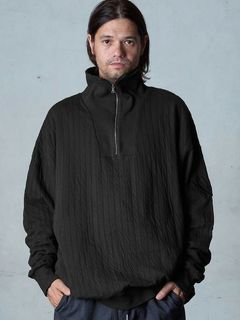 【予約品】 LAYERWARM / ZIPポロ / ブラック