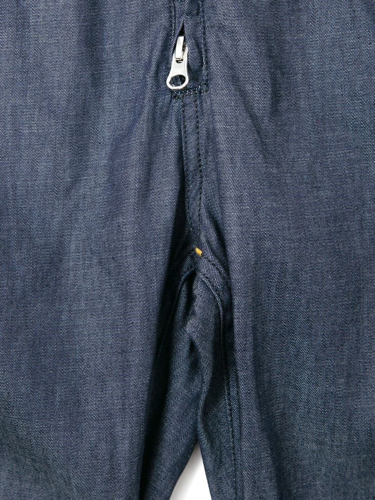 6oz Organic Cotton Denim Single Riders Coveralls / 6oz オーガニック コットン デニム シングル ライダース カバーオール / BULLET / インディゴ
