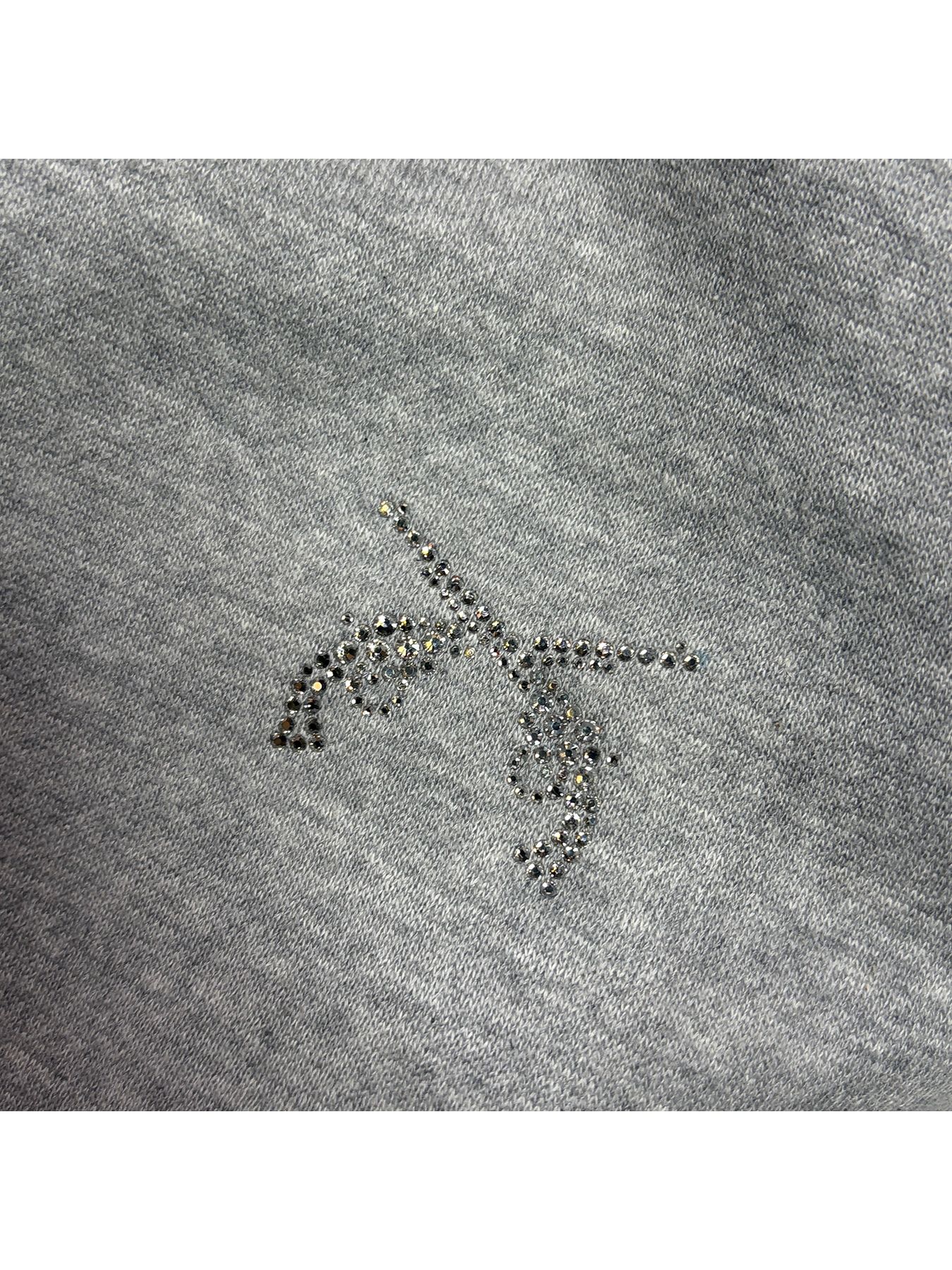 【予約品 3月9日(月) 18:00 締切】CROSSGUN CRY SWEAT PANTS / クリスタルクロスガン スウェットパンツ  / グレー