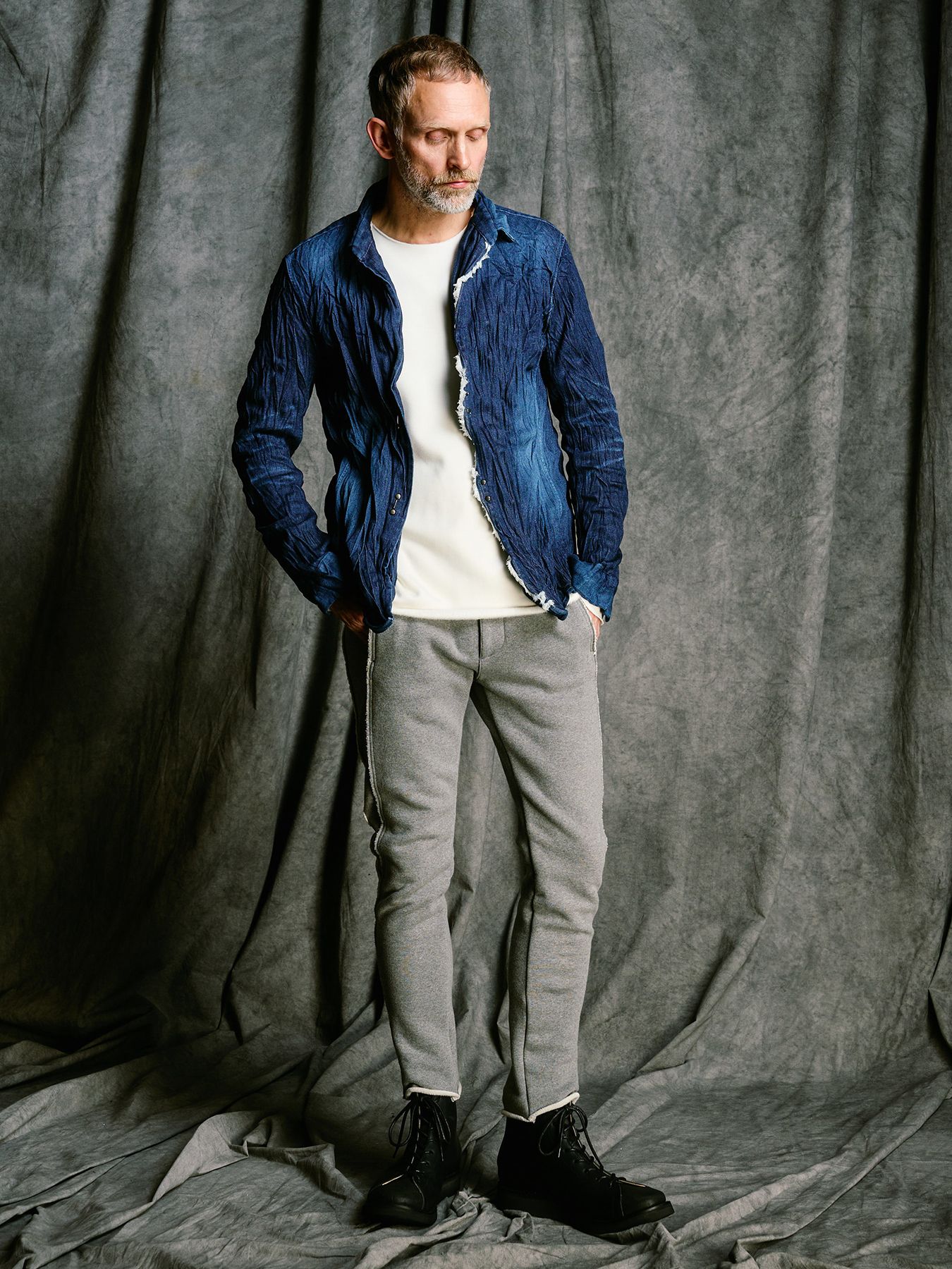 【予約品 4月19日(日) 18時締切】super urake seam pants / シームパンツ / トップグレー