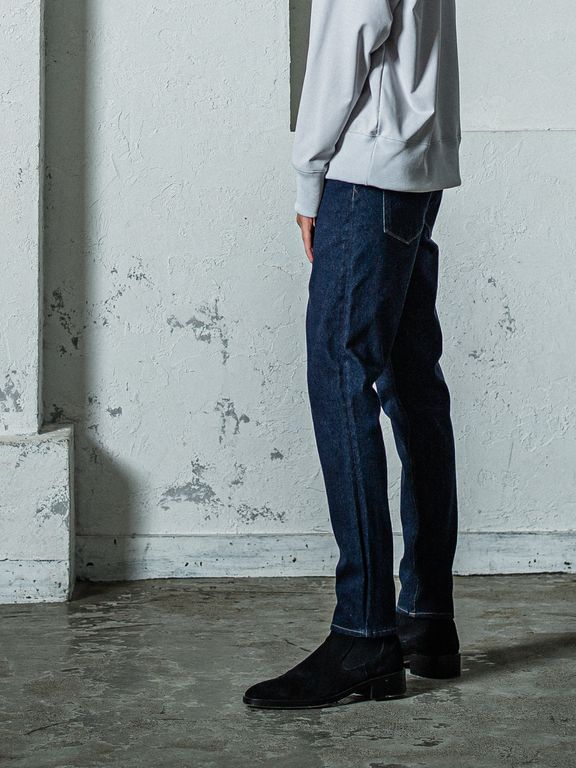 《予約11月17日19時締め》 MICK DENIM JERSEY / ジャージパンツ / インディゴ