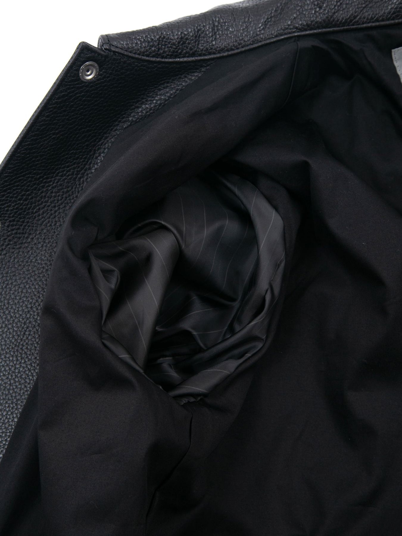 Chrome Tanned Emboss Shrinked Steerhide Coach Jacket / エンボス シュリンク ステア コーチ JK / B.STAR（ビー . スター）