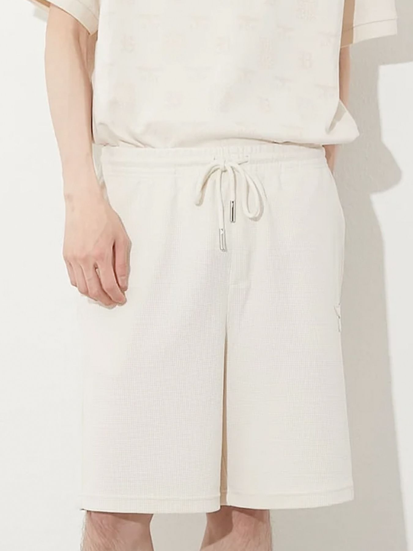 WAFFLE SHORT PANTS / ワッフルショートパンツ / カーキベージュ