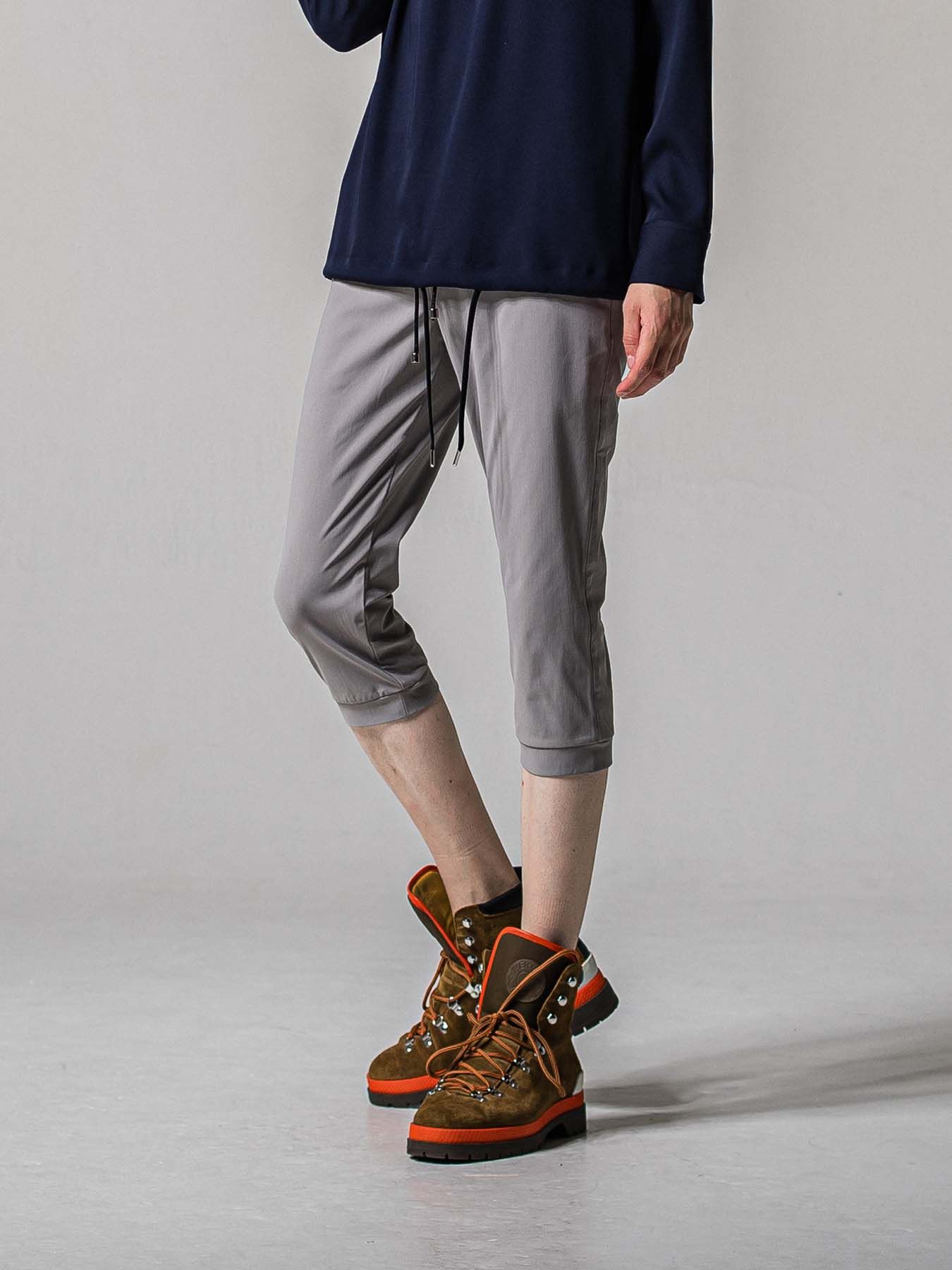 【予約品 11月16日(日) 締切】RE CROPPED PT / ナイロン イージークロップドパンツ / グレー