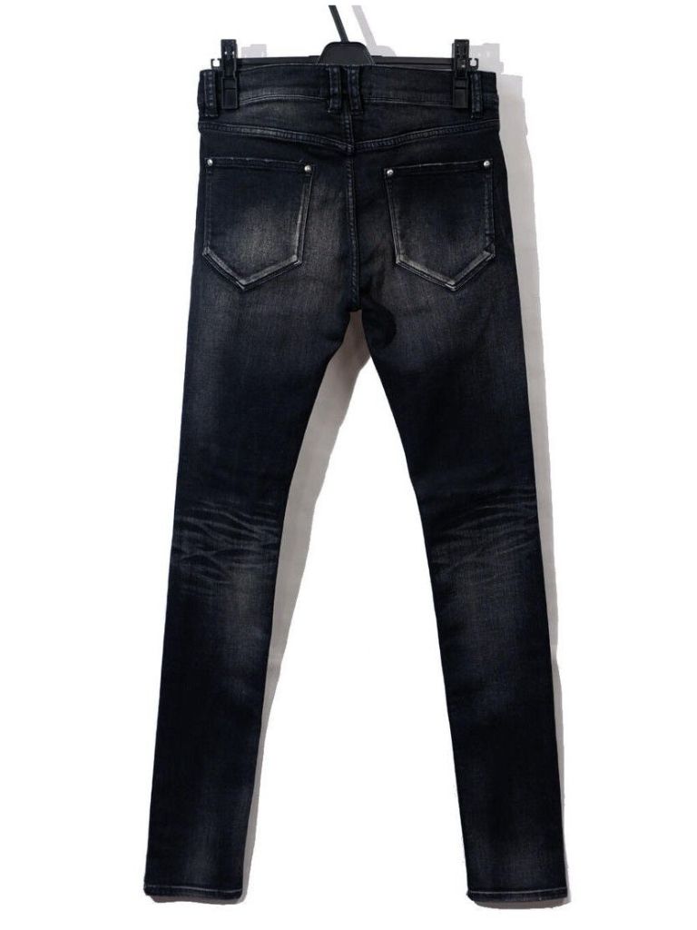 Hybrid Stretch USED Skinny Denim Pants / D.GRAY 【ys Yuji SUGENO】