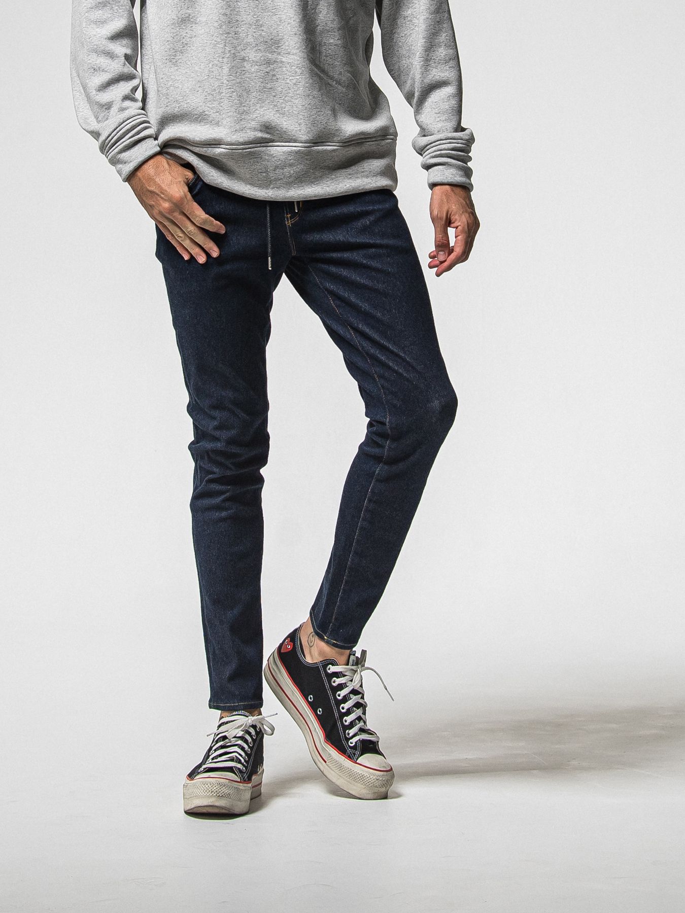 【予約品 8月31日(日) 締切】MICK DENIM JERSEY / ミック デニムジャージ / インディゴワンウォッシュ