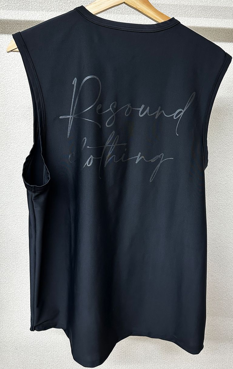 《予約品3月3日18：00締め》 RUSH OVER NO SLEEVE / ノースリーブ / ブラック