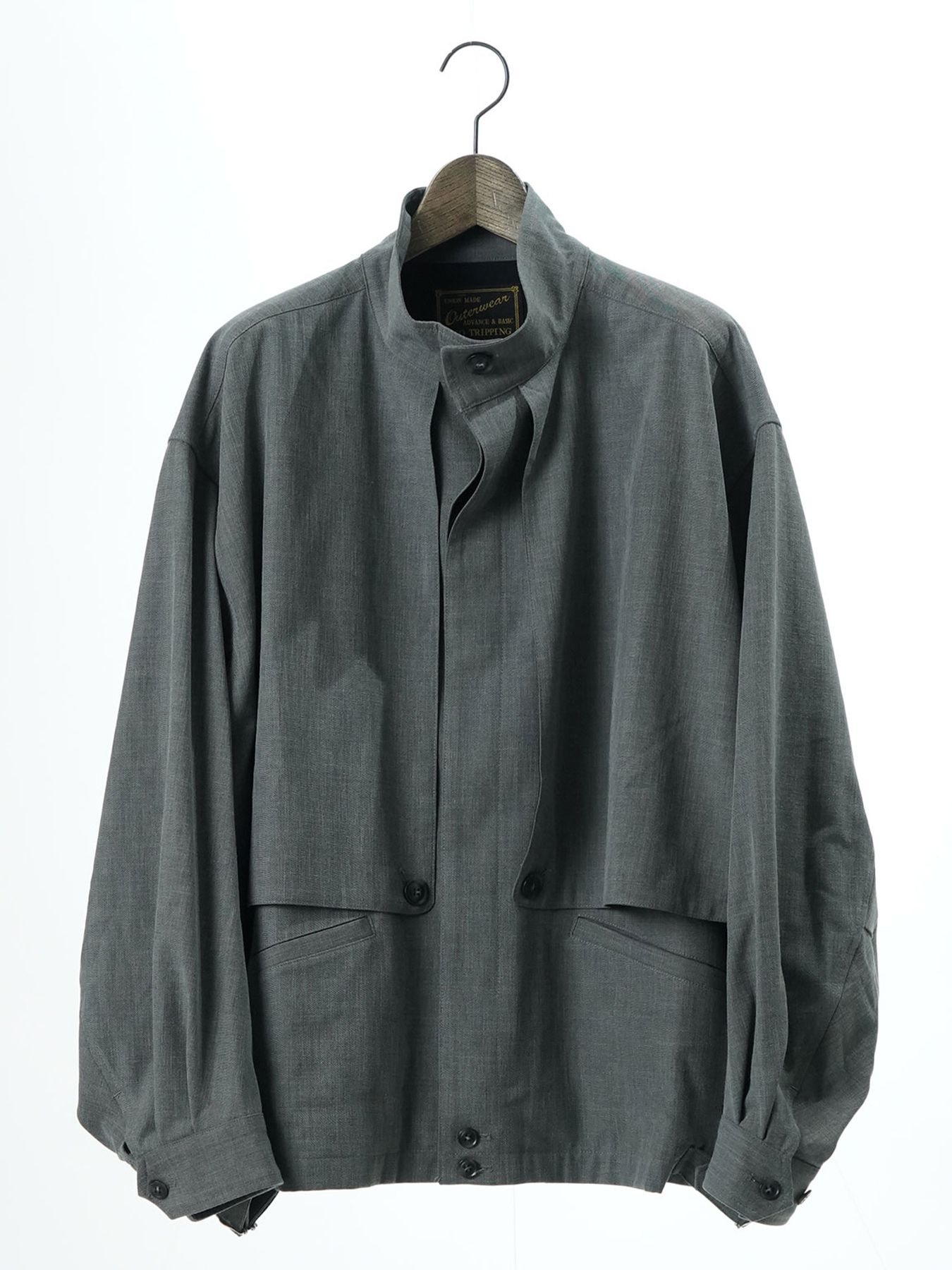 【予約品 10月26日(日) 締切】TRENCHSWINGTOP / トレンチスイングトップ / moku.L.GRAY