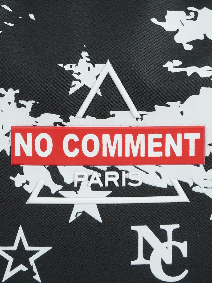 NO COMMENT PARIS - 総柄 カートバッグ / ブラック〚NO COMMENT PARIS