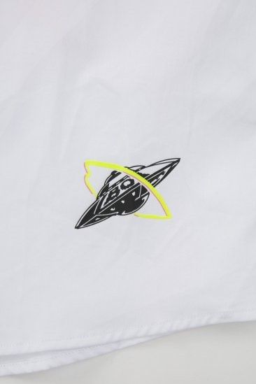 ストレッチブロードシャツ / WHITE 【BOY LONDON】