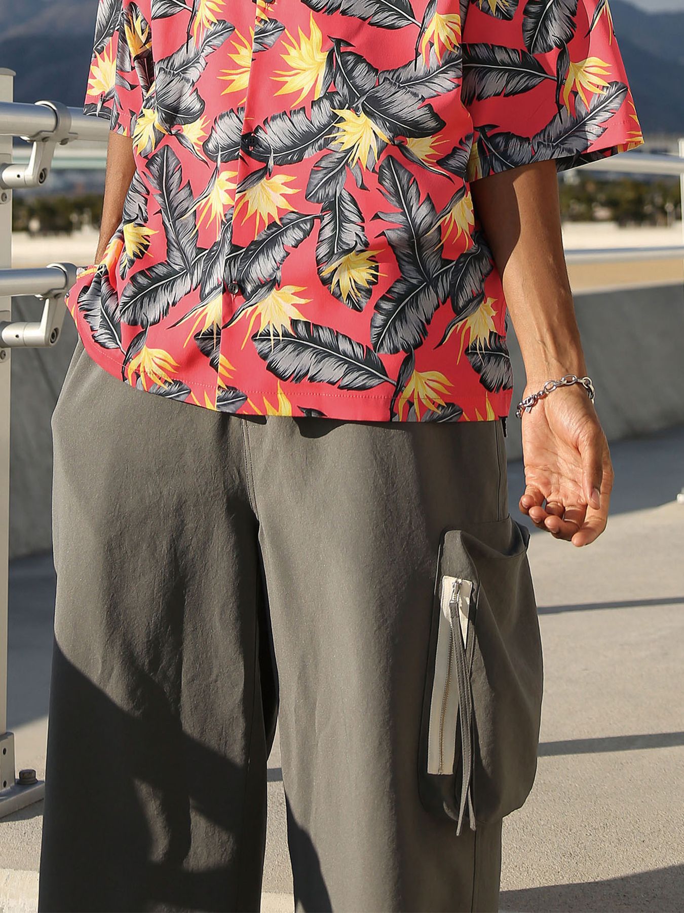 FUNCTION PANTS / グレー【QUOLT】