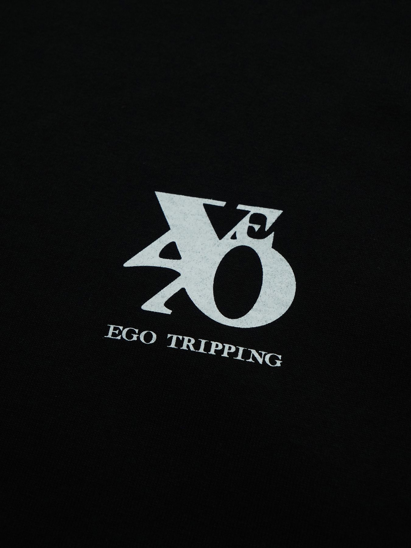 【予約品 10月26日(日) 締切】PRINTTEE-B long / ロゴプリントカットソー / BLACK