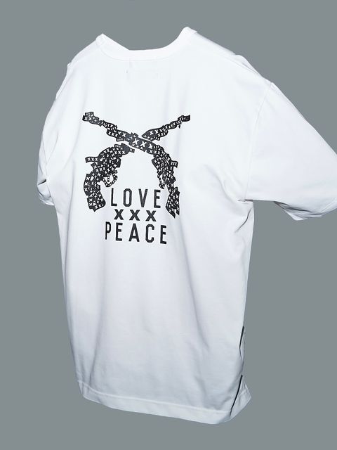 Wネームroarguns x godselection xxx 23SS Tシャツ / WHITE 【roarguns】