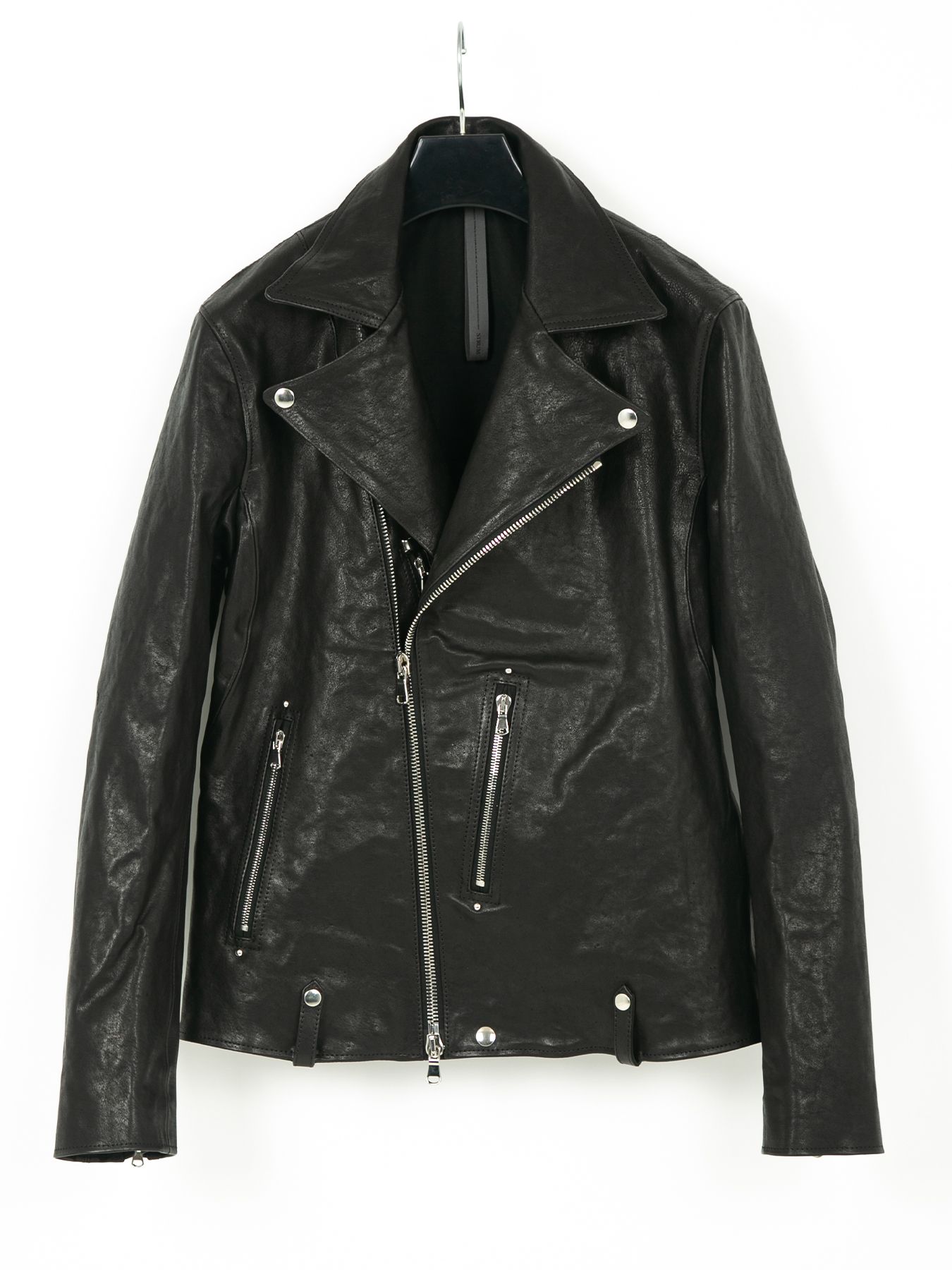 【予約品 10月12日(日) 締切】Pit Vegetable Full Tanned Shrunken Horsehide Double Riders / フルタンニン ピット鞣し シュリンクホースハイド ダブルライダース / HI-FLYER